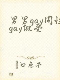 男男gay同性gay做受