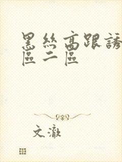 黑丝高跟诱惑一区二区