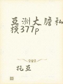 亚洲大胆私拍国模377p