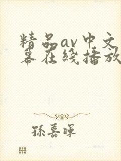 精品av中文字幕在线播放