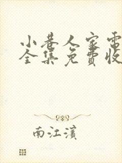 小巷人家电视剧全集免费收看