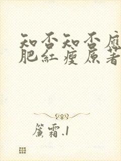 知否知否应是绿肥红瘦原著小说阅读封面