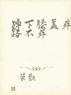 蹲下膝盖疼 走路不疼封面