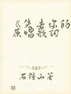 《失去你的我》原唱歌词