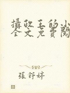 摄政王的小宠妃全文免费阅读