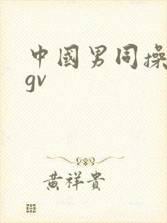 中国男同操亚洲gv