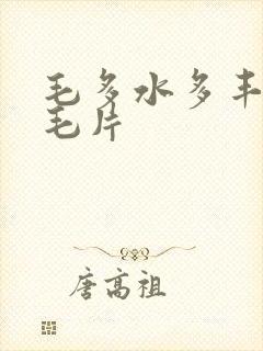 毛多水多丰满女毛片