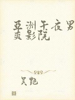 亚洲午夜男女爽爽影院封面