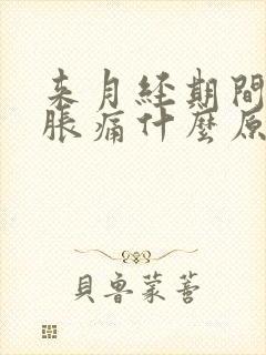 来月经期间肚子胀痛什么原因封面