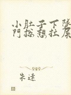 小肚子下坠疼肛门总想拉屎拉不出来