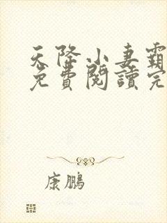 天降小妻霸道宠免费阅读完整版