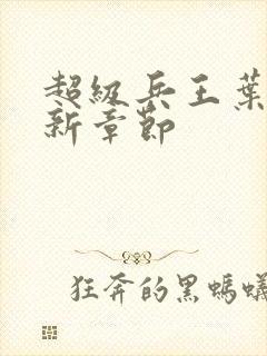 超级兵王叶谦最新章节