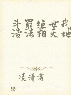 斗罗绝世我霍雨浩法相天地