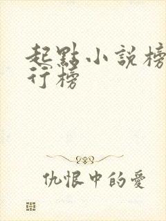 起点小说榜首排行榜封面