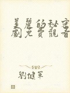 美丽的秘密电视剧免费观看完整版高清封面