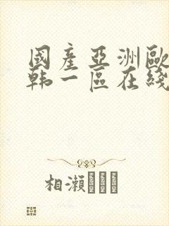 国产亚洲欧美日韩一区在线