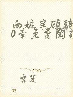 向婉宁顾辞第70章免费阅读封面