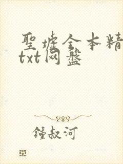 圣墟全本精校版txt网盘封面