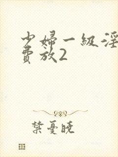 少妇一级淫片免费放2封面