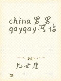 china男男gaygay网站