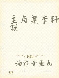 主角是李轩的小说