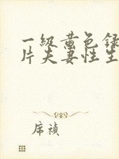 一级黄色录像影片夫妻性生活影片视频