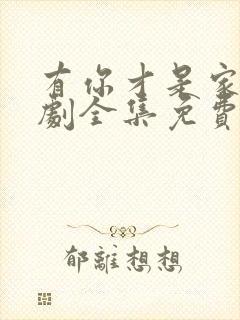 有你才是家电视剧全集免费观看高清