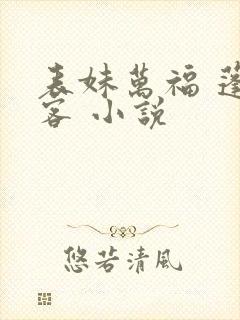 表妹万福 蓬莱客 小说封面