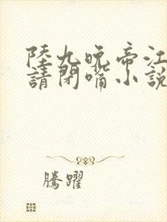 陆九晚帝江穿越请闭嘴小说