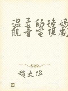 温柔的后妈在线观看电视剧免费高清完整韩剧