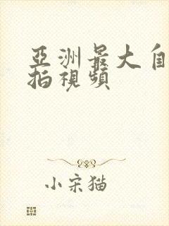 亚洲最大自拍偷拍视频