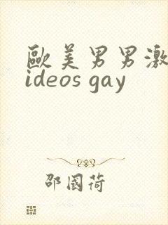 欧美男男激情videos gay