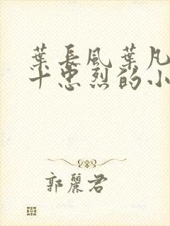 叶长风叶凡一门十忠烈的小说