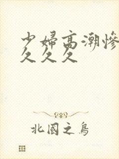 少妇高潮惨叫久久久久