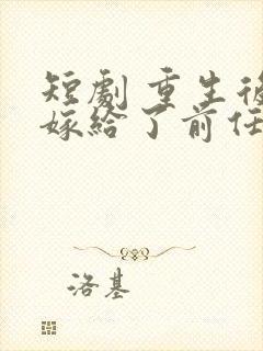 短剧 重生后我嫁给了前任他叔