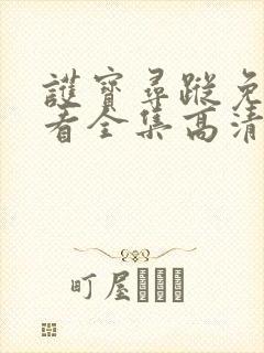 护宝寻踪免费观看全集高清