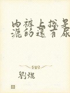 内裤上总是湿漉漉的还有尿骚味怎么回事