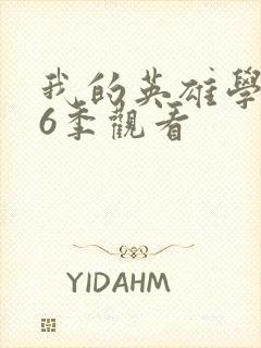 我的英雄学院第6季观看