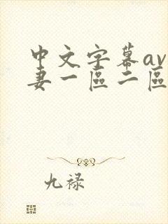 中文字幕av人妻一区二区网址封面