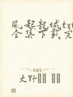 风起龙城txt全集下载完整版