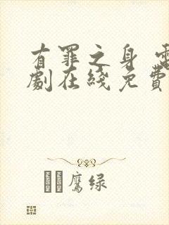 有罪之身 电视剧在线免费观看