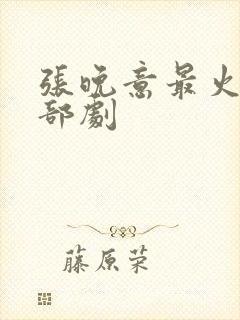 张晚意最火的三部剧