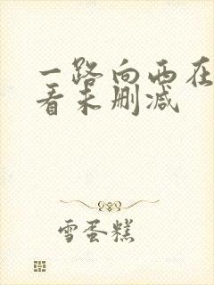 一路向西在线观看未删减