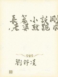 长篇小说刚离婚,老婆就跪求复合