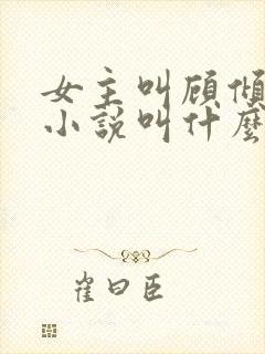 女主叫顾倾城的小说叫什么封面