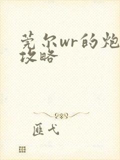 莞尔wr的炮灰攻略