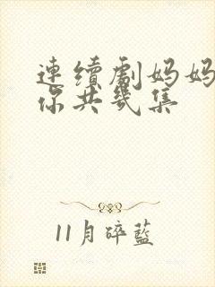 连续剧妈妈在等你共几集