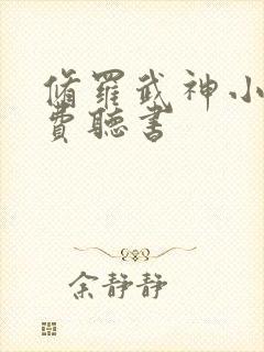 修罗武神小说免费听书