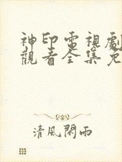 神印电视剧在线观看全集免费播放动漫