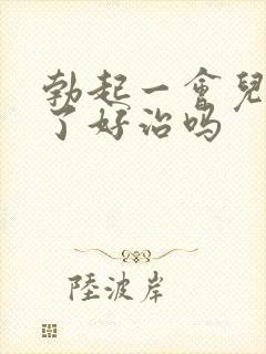 勃起一会儿就软了好治吗封面